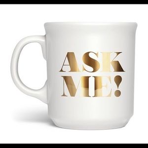 Fred SAY ANYTHING Gold Accented Mug